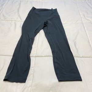 Lululemon Women's Cropped Teal High Rise Leggings